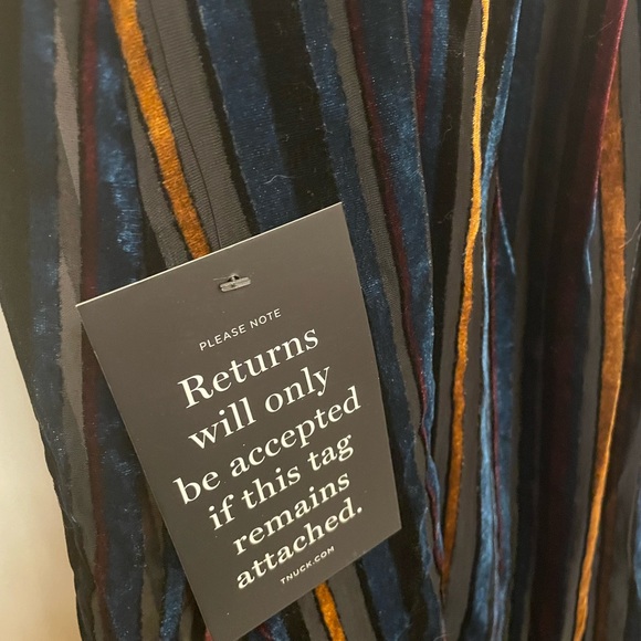 NWT Tuckernuck Velvet Stripe Alba Skirt X-Large - Picture 9 of 10